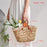 FinebagStudio Handwoven Womens Straw Tote Bags Summer Top Handle Handbag