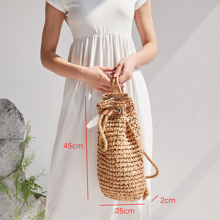 Woven Summer Straw Handbag
