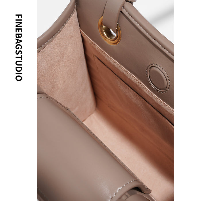 FinebagStudio Leather Tote Shoulder Bag