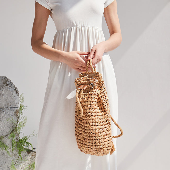 Woven Summer Straw Handbag