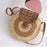 FinebagStudio Large Straw Shoulder Bag Women Weave Round Summer Beach Tote - finebagstudios