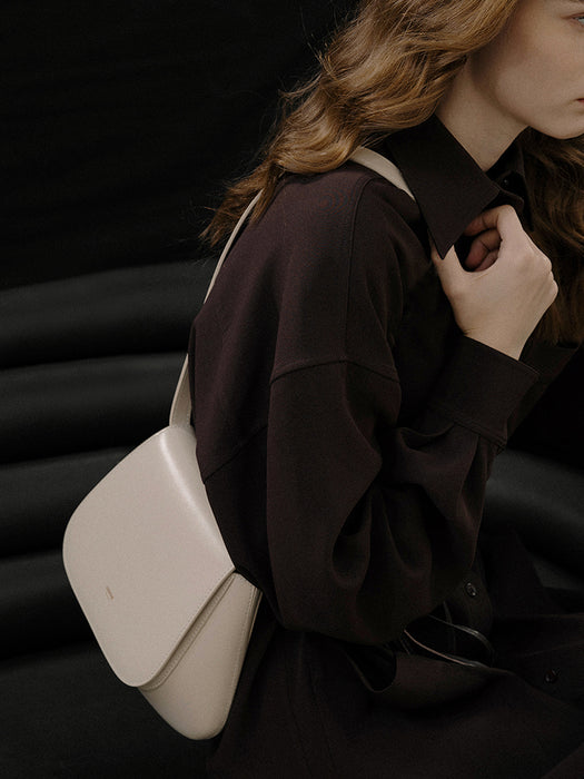 FinebagStudio Retro Leather Crossbody Bag