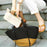 FinebagStudio Color Block Large Straw Shoulder Bag Woven Summer Beach Tote Bag - finebagstudios