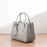 FinebagStudio Simple design Leather Top Handle Bag with Crossbody Strap - finebagstudios