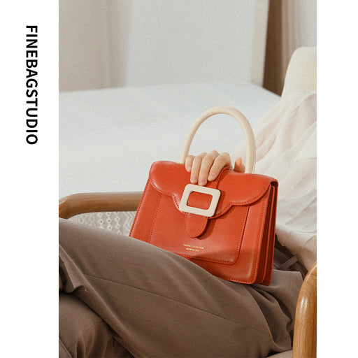 FinebagStudio Leather Tote Bag with Cross-body Strap - finebagstudios