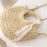 FinebagStudio Women Straw Tote Bag Woven Summer Beach Crossbody Bag - finebagstudios