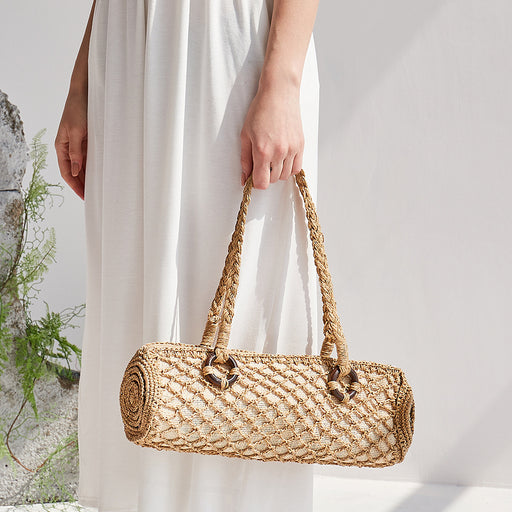 Straw Summer Beach Bag