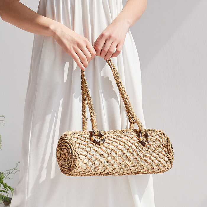 Straw Summer Beach Bag