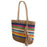 FinebagStudio Large Women Rainbow Straw Woven Beach Bag - finebagstudios